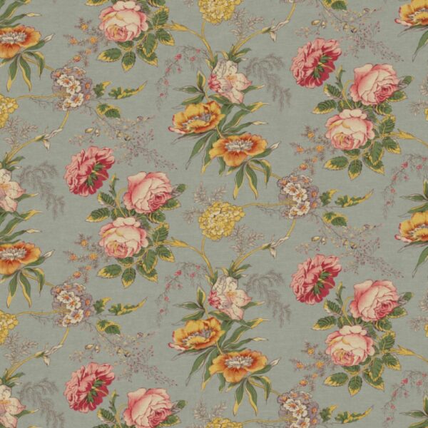 fabric allendale sage printed linen flat 2